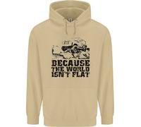 Felpa Uomo Off Roading 4X4 Perché Il Mondo Non È Piatto