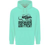 Felpa Uomo Off Roading 4X4 Perché Il Mondo Non È Piatto