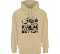 Felpa Uomo Off Roading 4X4 Perché Il Mondo Non È Piatto