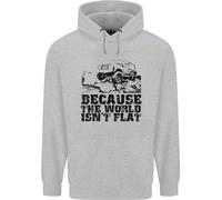 Felpa Uomo Off Roading 4X4 Perché Il Mondo Non È Piatto