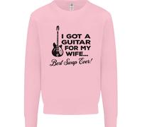 Felpa Uomo Per Chitarrista Miglior Scambio Mai Fatto Per Mia Moglie