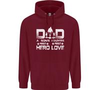 Felpa Uomo Per Il Giorno Del Padre Amore Figlio E Figlia