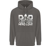 Felpa Uomo Per Il Giorno Del Padre Amore Figlio E Figlia