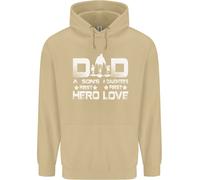 Felpa Uomo Per Il Giorno Del Padre Amore Figlio E Figlia