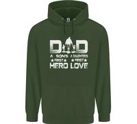 Felpa Uomo Per Il Giorno Del Padre Amore Figlio E Figlia