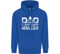 Felpa Uomo Per Il Giorno Del Padre Amore Figlio E Figlia