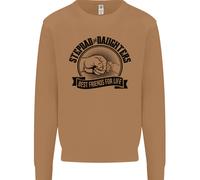 Felpa Uomo Per Il Giorno Del Padre Degli Amici Di Mio Patrigno E Figlie