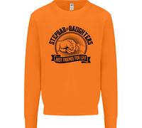 Felpa Uomo Per Il Giorno Del Padre Degli Amici Di Mio Patrigno E Figlie