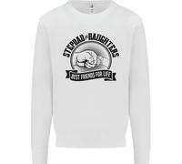 Felpa Uomo Per Il Giorno Del Padre Degli Amici Di Mio Patrigno E Figlie