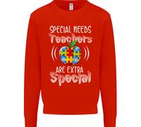 Felpa Uomo Per Insegnanti Di Bisogni Speciali Autismo Autistico ASD