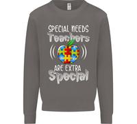 Felpa Uomo Per Insegnanti Di Bisogni Speciali Autismo Autistico ASD