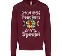 Felpa Uomo Per Insegnanti Di Bisogni Speciali Autismo Autistico ASD