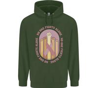 Felpa Uomo Per La Consapevolezza Del Cancro Al Seno