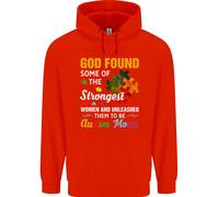 Felpa Uomo Religiosa Autismo Mamma Autistica Dio ASD