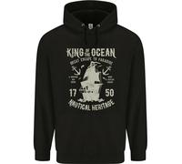 Felpa Uomo Sailing King Of The Ocean Sailor Boat