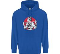 Felpa Uomo Samurai Tattoo Girl MMA Kenjutsu Kendo Iaido