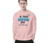 Felpa Uomo Senza Cappuccio Personalizzata Felpa Donna Cappotto Il Tuo con Foto Testo Personalizzato Felpe Slim Fit A Maniche Lunghe Primavera Autunno Hoodie Regali Personalizzati