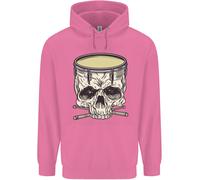Felpa Uomo Skull Snare Drum Drummer Drumming