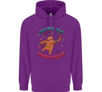 Felpa Uomo Sloth Wake Me Up When Its Christmas