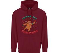 Felpa Uomo Sloth Wake Me Up When Its Christmas