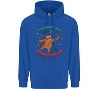 Felpa Uomo Sloth Wake Me Up When Its Christmas