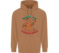 Felpa Uomo Sloth Wake Me Up When Its Christmas