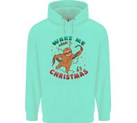 Felpa Uomo Sloth Wake Me Up When Its Christmas