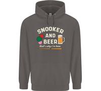 Felpa Uomo Snooker E Birra Ecco Perché Sono Qui