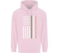 Felpa Uomo St Patricks Day USA Flag America Beer Alcohol