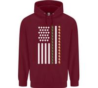 Felpa Uomo St Patricks Day USA Flag America Beer Alcohol