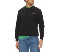 felpa uomo TOMMY HILFINGER felpa girocollo cotone Black NERO 428842