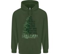 Felpa Uomo Trekking Escursionismo Nel Bosco