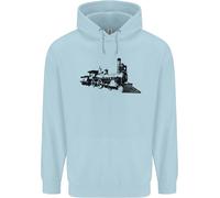 Felpa Uomo Treni Locomotiva Motore A Vapore Trainspotting