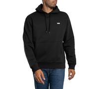 Vans - Left Chest - Felpa classica nera con cappuccio e logo-Nero S