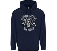 Felpa Uomo Viking Blood Odin Valhalla Norse Mythology