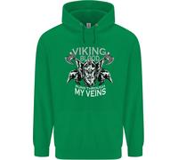 Felpa Uomo Viking Blood Odin Valhalla Norse Mythology