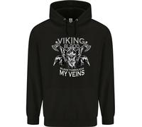 Felpa Uomo Viking Blood Odin Valhalla Norse Mythology