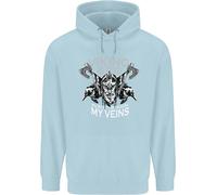 Felpa Uomo Viking Blood Odin Valhalla Norse Mythology