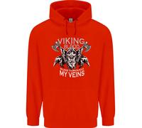 Felpa Uomo Viking Blood Odin Valhalla Norse Mythology