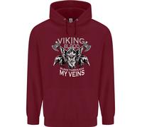 Felpa Uomo Viking Blood Odin Valhalla Norse Mythology