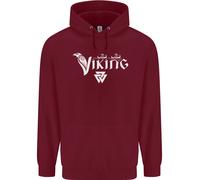 Felpa Uomo Viking Thor Odin Valhalla Norse Mythology