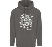 Felpa Uomo Viking Warrior Valhalla Odin Axe Gym God