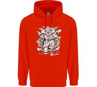 Felpa Uomo Viking Warrior Valhalla Odin Axe Gym God