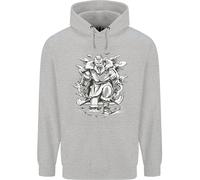 Felpa Uomo Viking Warrior Valhalla Odin Axe Gym God