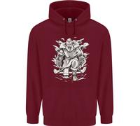 Felpa Uomo Viking Warrior Valhalla Odin Axe Gym God