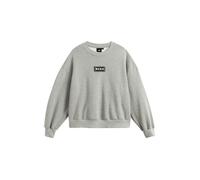 Felpa Vans da donna, in cotone, colore grigio, vestibilità regular, modello V...