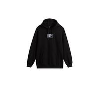 Felpa Vans unisex, in puro cotone, colore nero, vestibilità regular, modello ...