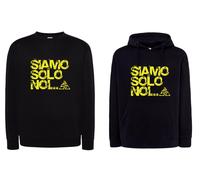 Felpa Vasco Rossi Nera Siamo solo noi girocollo o cappuccio blasco anni 80 90