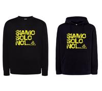 Felpa Vasco Rossi Nera Siamo solo noi girocollo o cappuccio blasco anni 80 90