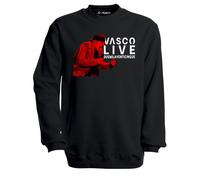 Felpa Vasco Rossi - Vasco Live Tour 2025 con Cappuccio o Girocollo Blasco unisex